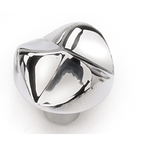 Laurey 15726 157 Pacifica Contemporary 1-1/2" Zinc Round Cabinet Knob Polished Chrome