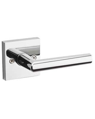 Kwikset 157MILSQT-26 polished chrome single dummy door lever