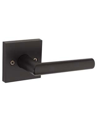 Kwikset 157MILSQT-514 iron black single dummy door lever