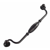 MNG Hardware 15821 158 9" Striped Drop Cabinet Pull Satin Chrome