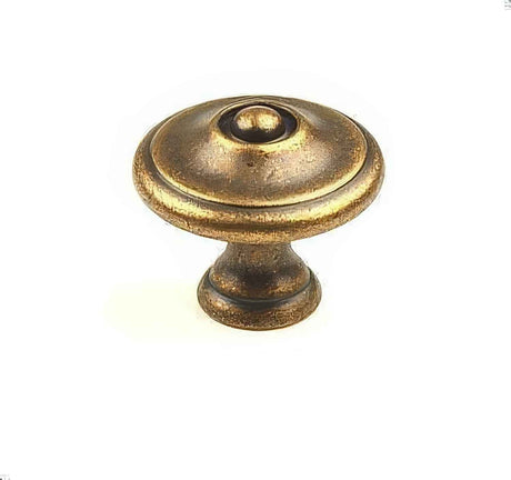 Century Hardware 15825-AC aged copper cabinet knob