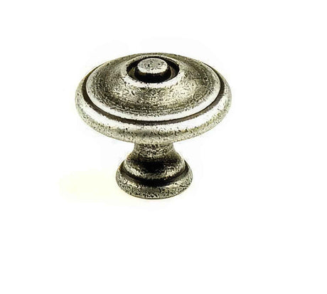 Century Hardware 15825-AS aged silver cabinet knob