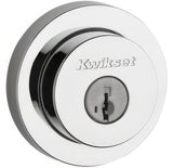 Kwikset 158RDT-26S.STRKP polished chrome single cylinder deadbolt