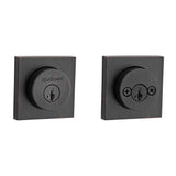 Kwikset 159SQT Halifax Square Rose Double Cylinder Deadbolt SmartKey in Venetian Bronze