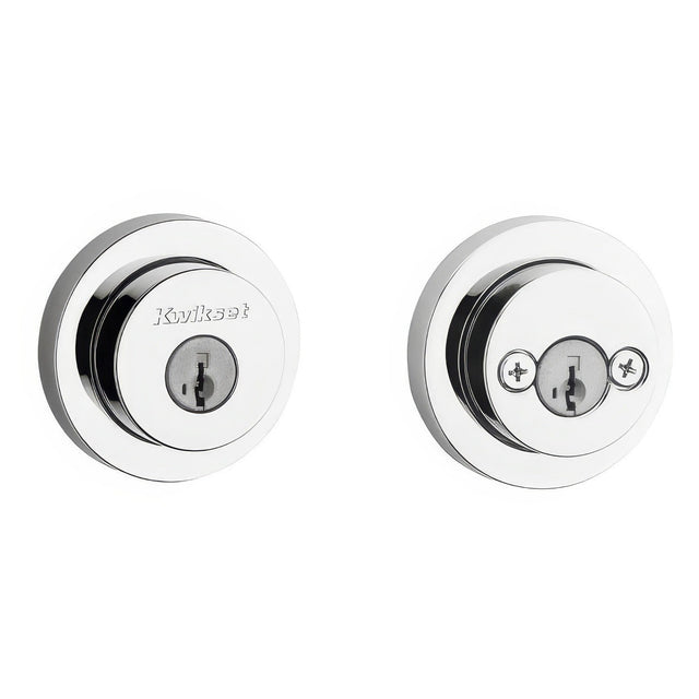 Kwikset 159RDT-26S.STRKP polished chrome double cylinder deadbolt