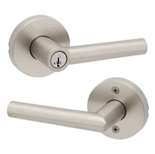 Kwikset 750HFLRDT Halifax Lever in Satin Nickel