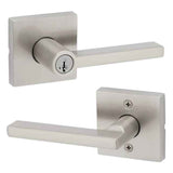 Kwikset 750HFLSQT Halifax Lever in Satin Nickel