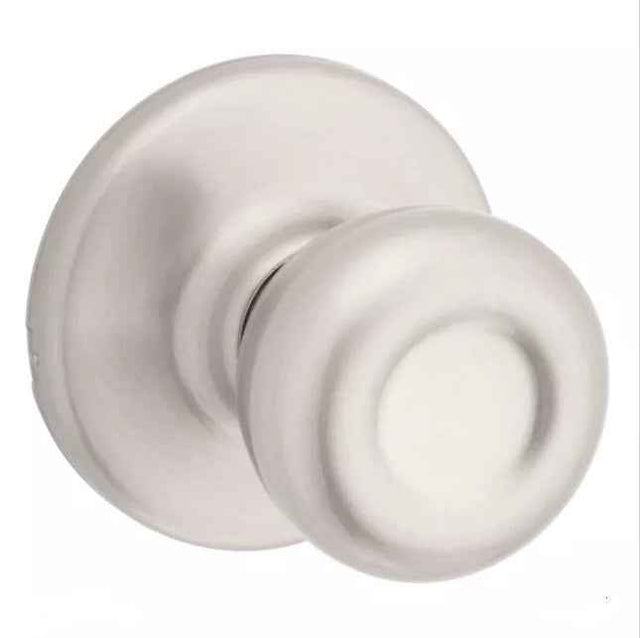 Kwikset CP200T Clear Pack Tylo Knob Passage Door Lock in Satin Nickel