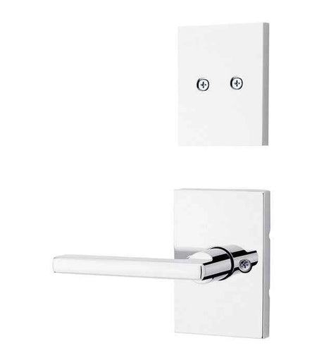Kwikset Halifax Handleset Trim in Satin Nickel