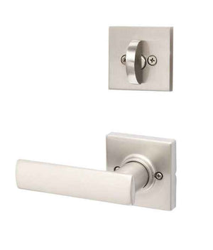 Kwikset Breton Handleset Trim with Square Rose