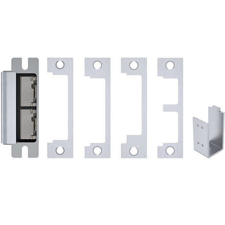 HES 1600CDB-630-DLM satin stainless steel electric strike