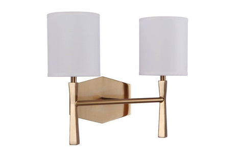 Craftmade 16014SB2 Chatham 2 Light Vanity in Satin Brass