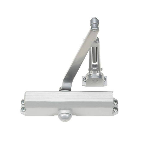 Norton 1601H689 surface mounted door closer in polished brass, additional view