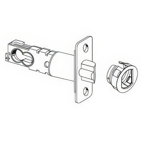 Schlage 16086619 satin nickel deadbolt latch