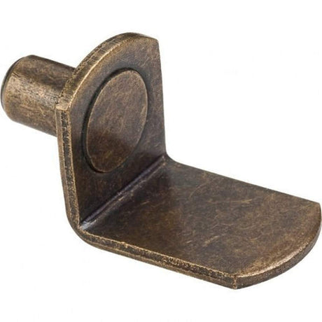 Hardware Resources 1609AB brushed antique brass shelf support