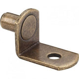Hardware Resources 1610AB brushed antique brass shelf support