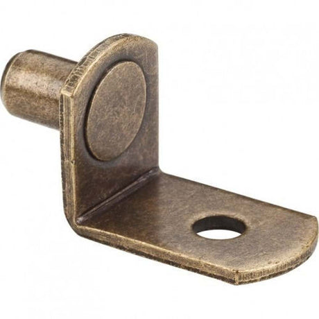 Hardware Resources 1610AB brushed antique brass shelf support