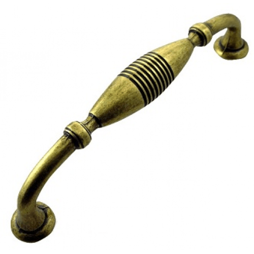 MNG Hardware 16113 161 5" Striped Cabinet Pull Oil Rubbed Bronze