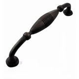 MNG Hardware 16110 161 5" Striped Cabinet Pull Antique Brass