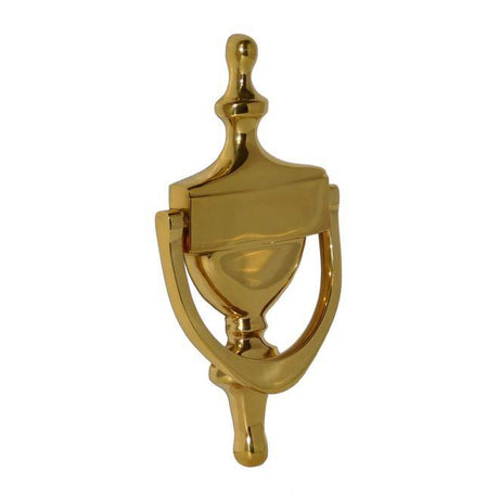 Don-Jo 1611605 bright brass door knocker
