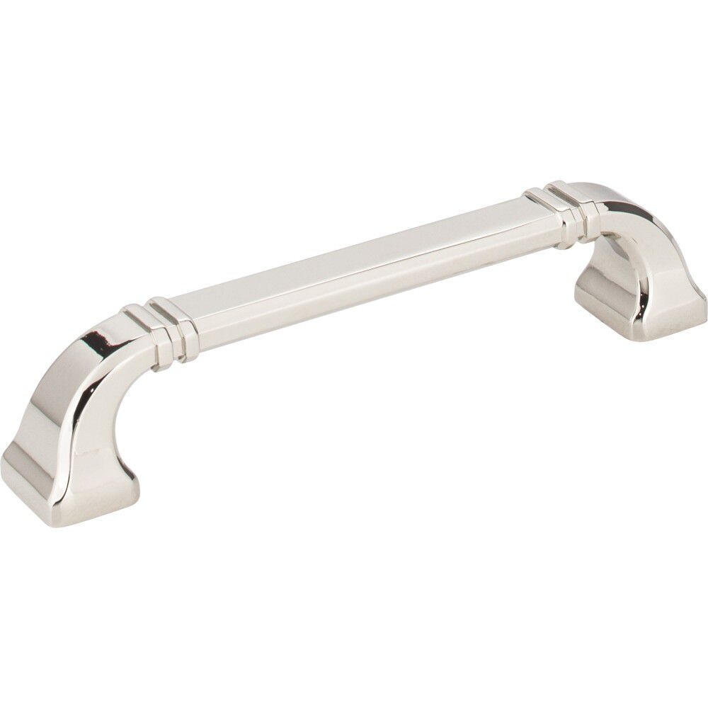 Jeffrey Alexander 165-128NI polished nickel cabinet drawer pull