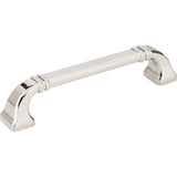 Jeffrey Alexander 165-128NI polished nickel cabinet drawer pull