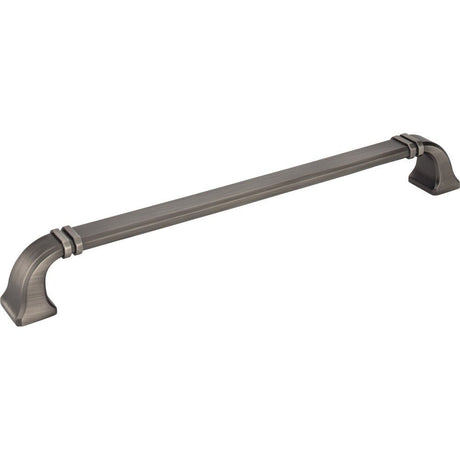 Jeffrey Alexander 165-12BNBDL brushed pewter cabinet pull / appliance pull