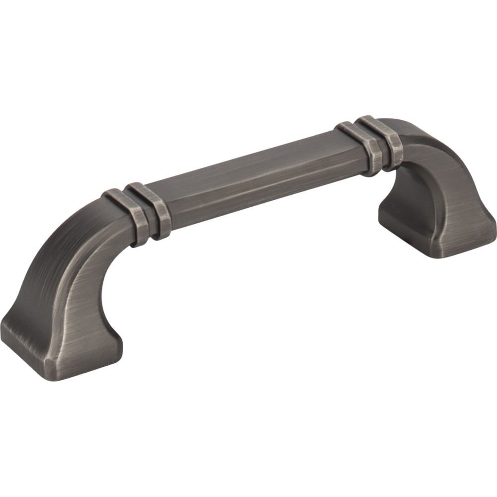 Jeffrey Alexander 165-96BNBDL brushed pewter cabinet drawer pull