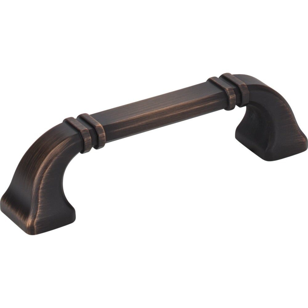 Jeffrey Alexander 165-96DBAC brushed oil rubbed bronze cabinet drawer pull