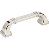 Jeffrey Alexander 165-96NI polished nickel cabinet drawer pull