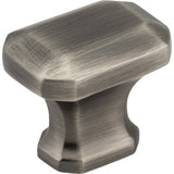 Jeffrey Alexander 165BNBDL brushed pewter cabinet knob
