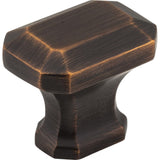 Jeffrey Alexander 165DBAC brushed oil rubbed bronze cabinet knob