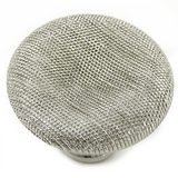 MNG Hardware 16621 166 1-1/2" Vanilla Thumbprint Cabinet Knob Satin Antique Nickel