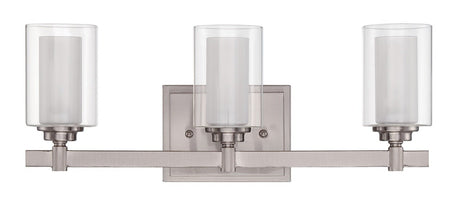 Craftmade 16720BNK3 16720-3 Celeste 3 Light Vanity Brushed Polished Nickel