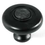 MNG Hardware 16814 168 1-1/2" Vanilla Button Cabinet Knob Polished Nickel