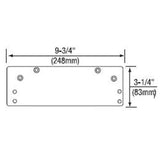Norton 1688689 aluminum door closer drop plate