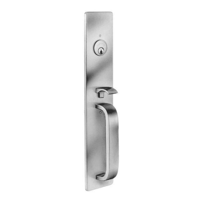 Stanley 1705A630 satin stainless steel keyed entry exterior trim