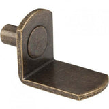 Hardware Resources 1706AB brushed antique brass shelf support
