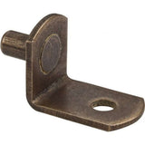 Hardware Resources 1707AB brushed antique brass shelf support