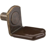 Hardware Resources 1708AB brushed antique brass shelf support