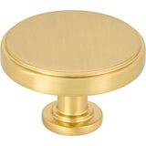 Jeffrey Alexander 171L-BG brushed gold cabinet knob