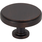 Jeffrey Alexander 171L-DBAC brushed oil rubbed bronze cabinet knob