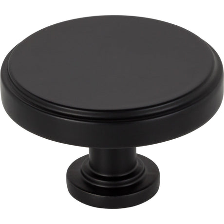 Jeffrey Alexander 171L-MB matte black cabinet knob