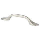 Berenson 1738-1BPN-P brushed nickel arched cabinet pull
