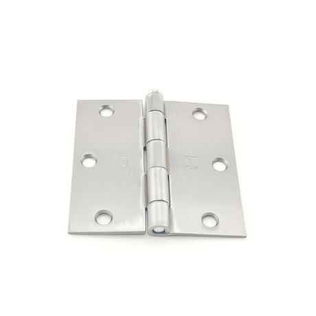 Hager 174131226DEA 1741 Collection plain bearing hinge in satin stainless, additional view