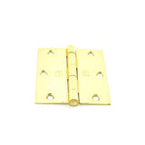 Hager 17413124EA satin brass plain bearing hinge