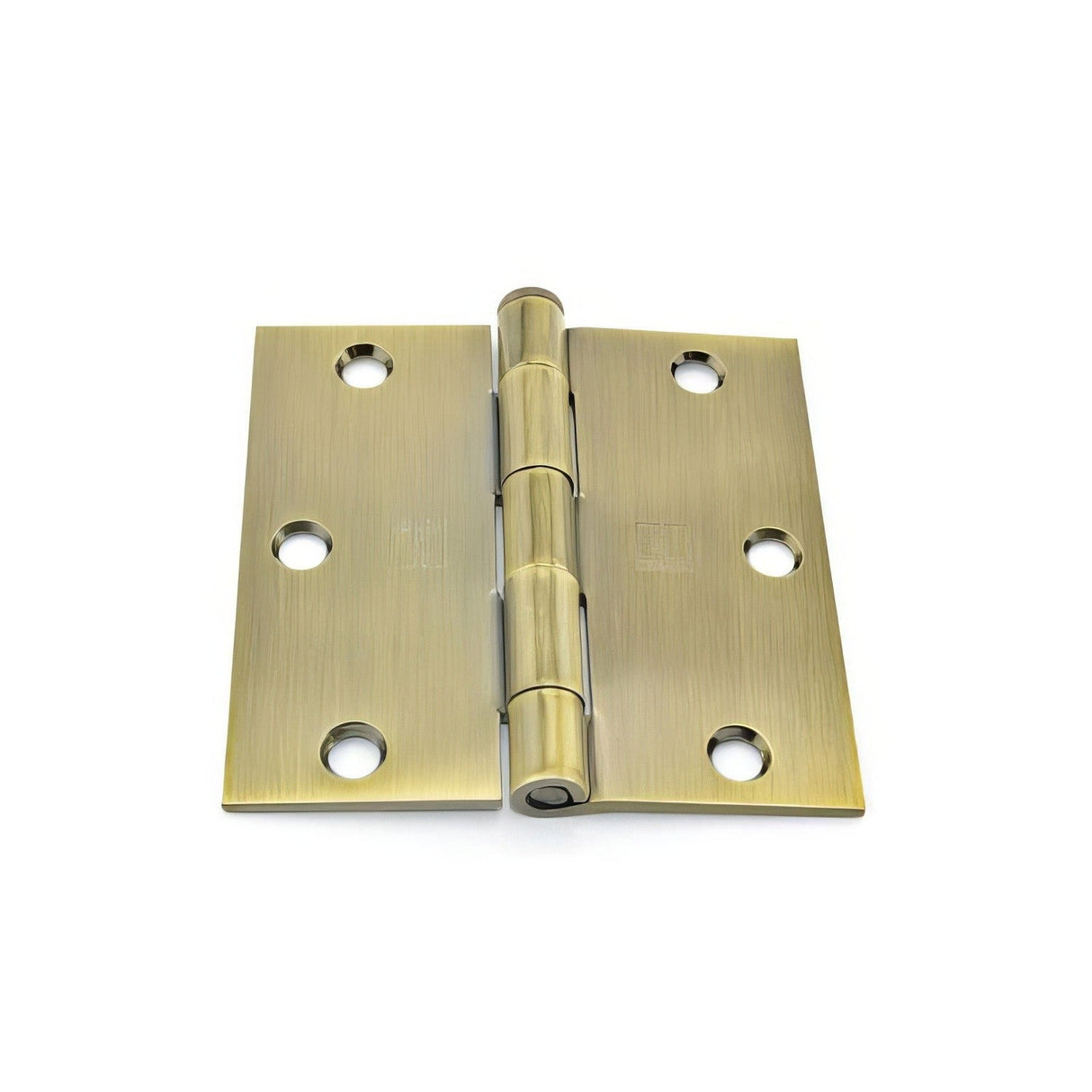 Hager 17413125EA 1741 Collection plain bearing hinge in satin stainless, additional view