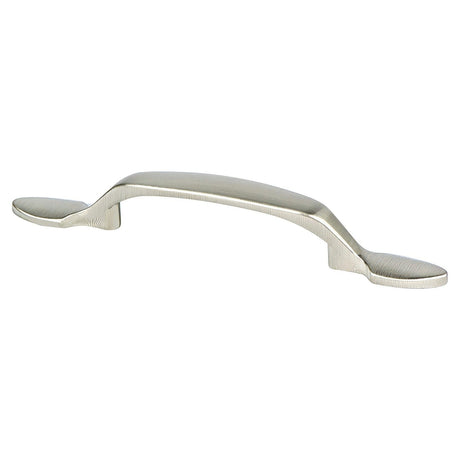 Berenson 1744-1BPN-P brushed nickel arched cabinet pull