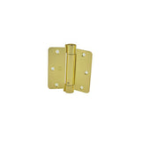 Hager 17513123 polished brass spring hinge