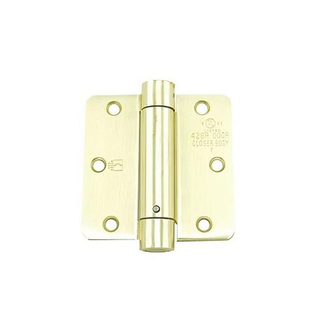 Hager 17513124 Residential spring hinge in satin stainless, additional view